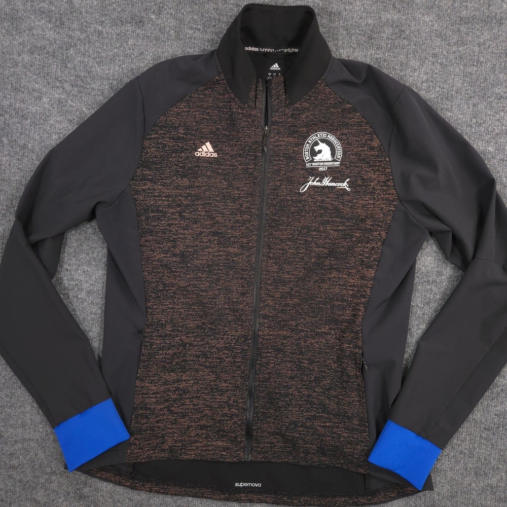 Adidas‎ Boston Marathon 2017 Supernova Jacket Womens L 121st BAA Running Jogging